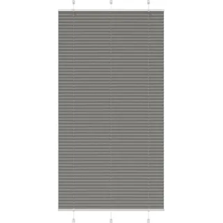 Möbel Plissee Anthrazit 105x200 cm Stoffbreite 104,4 cm Polyester 4015110 - Grau