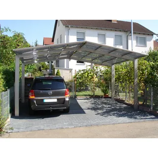 Ximax Carport Linea-80 M-Ausführung Edelstahl-Look