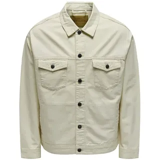 Only & Sons End Ovz Canwas 4470 Jacke - Ecru - L