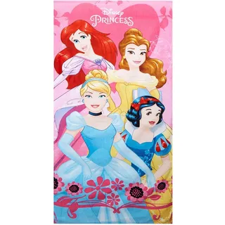 License Sweet Home / Jerry Fabrics Disney Princess Heart Beach Handtuch
