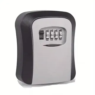 Schlüsseltresor mit Zahlencode, Schlüsselkasten mit 4 Stellig Code Wandmontage, Schlüsselsafe Aussen, Schlüsselbox wasserdichte, Große Kapazität Schlüsselversteck für Draußen, Schlüssel Tresor Safe