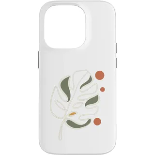 Hülle für iPhone 14 Pro Monstera Deliciosa I Tropische Zimmerpflanze Topf Zucht
