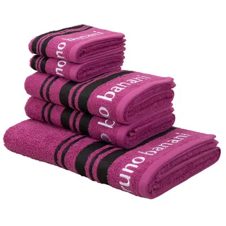 Bruno Banani Daniel Handtuchset 5-tlg. lila
