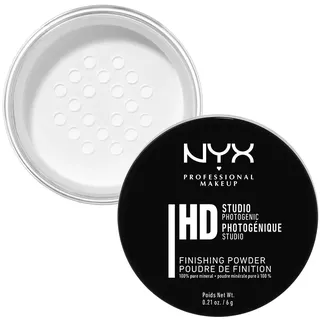 NYX Professional Makeup Studio Finishing Powder, Loses Puder, Mattes Finish, Ölabsorbierend, Vegane Formel, Farbton: Translucent