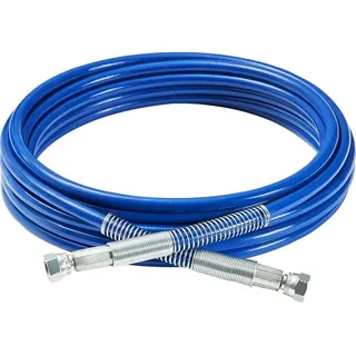 Vevor 7,62 m Airless-Farbspritzschlauch, 1/4 Zoll Universal Airless-Farbspritzschlauch, 4350 PSI Airless-Spritzschlauch, mehrschichtiger verstärkter Stahldrahtgeflechtschlauch für Farbspritzgeräte
