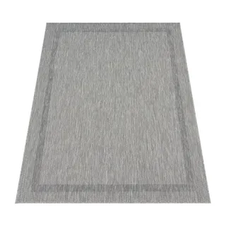 Paco Home Roma 272 Outdoor-Teppich 120 x 160 cm Grau