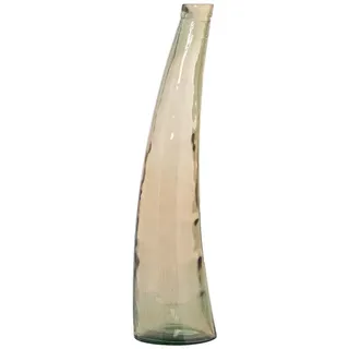 Alexandra House Living Bodenvase Hellbraun, Glas, 20 x 20 x 73 cm