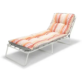 barths BEST Sonnenliege 180 x 60 x 38 cm Orange