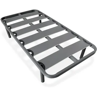 Homey Verstärkter Lattenrost mit Breiten Lamellen, geräuschhemmend, Struktur 40 x 30 mm, mit Schraubfüßen, stark und robust, 80 x 200 cm