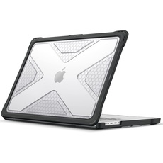 Fintie Hülle Kompatibel mit MacBook Pro 16" (2023-2021 Freisetzung) A2991 A2780 A2485 M3 M2 M1 Pro/Max, Ganzkörper-Rugged Schutzhülle TPU Stoßstange Case Kompatibel mit MacBook Pro 16, Transparent
