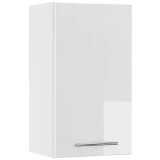 Vicco Hängeschrank Fame-Line Weiß Hochglanz 40 cm , Holzwerkstoff , 3 Fächer , Rechteckig , 40x72x34.1 cm , Küchen, Küchenmöbel, Küchenschränke, Küchenoberschränke