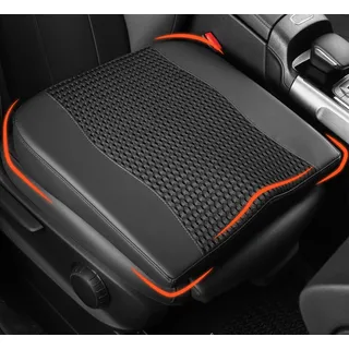 Lofty Aim Autositzkissen, Komfort Memory Foam Autokissen zum Fahren - Ischias & Schmerzlinderung im unteren Rücken, Sitzkissen für Autositz Fahrer, Bürostuhl, Rollstuhl (4D Mesh Schwarz)