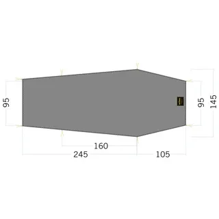 Tatonka Floor Sheet LT Gargia 2 stone grey olive (332)