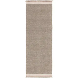 benuta Pop Wollteppich-Läufer Karla Grau 70x200 cm , Textil , Beton Optik , Rechteckig , 70x200 cm , Gots , pflegeleicht , Teppiche und Böden, Teppiche, Teppichläufer, Läufer