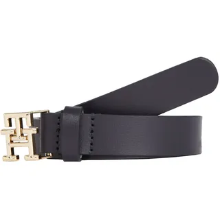 Tommy Hilfiger Damengürtel Leder 2,5 cm Blau 100