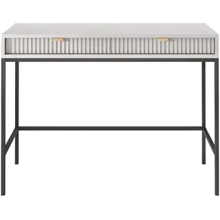 Selsey VELLORE - Schminktisch/Schreibtisch 104 cm Grau