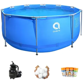 Avenli Frame Pool Rondo 366 x 122 cm - Komplettset Classic