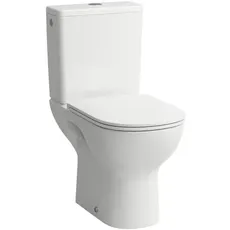 Laufen Lua Stand-WC, Abgang waagrecht, 650x360x420mm, H824086, Farbe: Weiß mit LCC