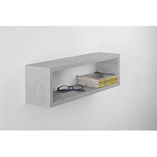 Wandboard CHANY Schweberegal in Betonoptik zur Wanddekoration und Ablage