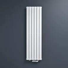 Mai & Mai Badheizkörper flach 160x46cm in Weiß Mittelanschluss Paneelheizkörper Vertikal Handtuchwärmer Badheizung Einlagig aus Stahl