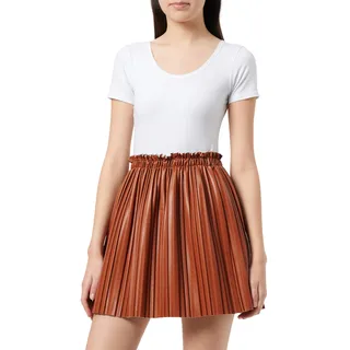 COBIE Damen Rock aus Kunstleder 19225716-CO01, Kamel, M