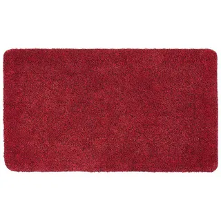 Astra Fussmatte Waschbar Entra , Rot , Textil , 75x130 cm , Teppiche und Böden, Schmutzfangmatten, Fußmatten