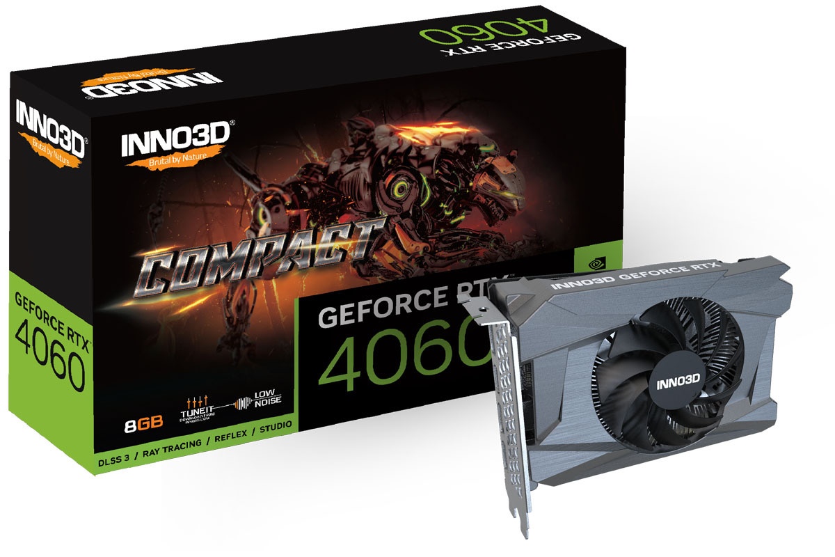 Bild von GeForce RTX 4060 Compact 8 GB GDDR6 N40601-08D6-173050N