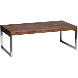 Wohnling Couchtisch Massivholz sheesham 120,0 x 60,0 x 40,0 cm