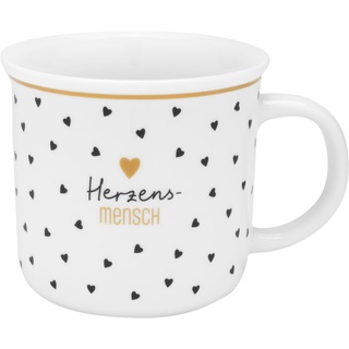 GRUSS & CO Tasse in Geschenkbox Motiv Herzen