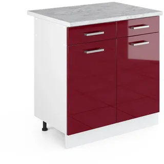 Vicco Schubladenschrank R-Line 80 x 60 x 81,5 cm Rot
