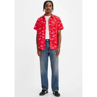 Levi's Loose-fit-Jeans "568 STAY LOOSE", Herren, Gr. 30, Länge 32, blau (aisle seat), Denim/Jeans, Obermaterial: 100% Baumwolle, loose fit lang, Jeans, mit Leinenanteil