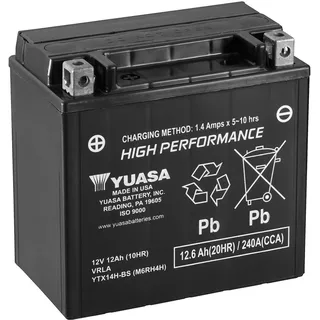 YUASA YTX14H AGM Motorradbatterie