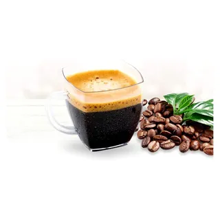 Transparente Mini Espressotassen, 80 ml - Plastik - 10 Stück