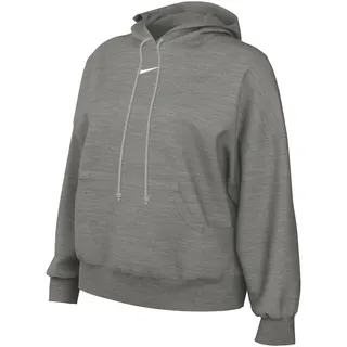 Nike DQ5858-063 W NSW PHNX FLC OOS PO Hoodie Sweatshirt Damen DK Grey Heather/SAIL Größe M-S
