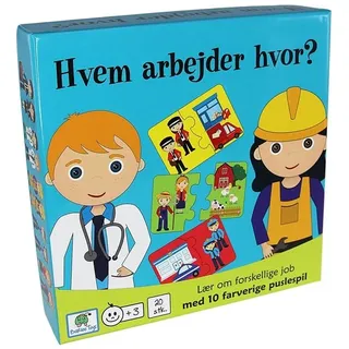 Forlaget Globe Hvem arbejder hvor? (DK)