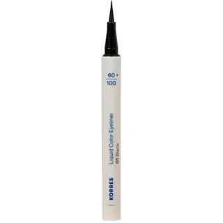 Korres Make-up AugenLiquid Color Eyeliner Black 1 ml