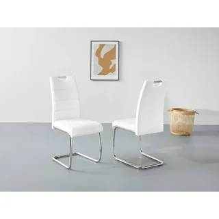 Hela Freischwinger Flora Baumwolle weiß 2er Set