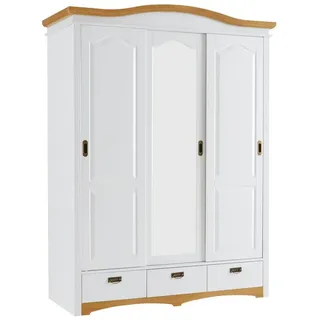 Konrad 153 x 207 x 64 cm weiß/honig