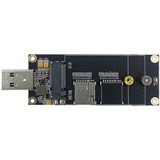 EXVIST 4G LTE Industrial M.2 (NGFF) auf USB 3.0 Adapter W/Nano-SIM-Kartenslot, funktioniert mit 4G LTE Modul wie Quectel EM05 EM06 etc. Anwendbar für M2M- und ioT-Anwendungen wie Raspberry Pi