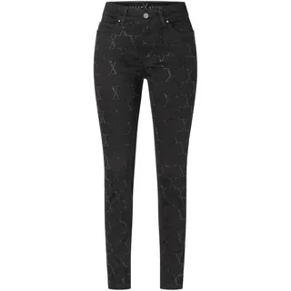 MAC Skinny-fit-Jeans »DREAM SKINNY chain glitter« mit Glitzersteine Muster