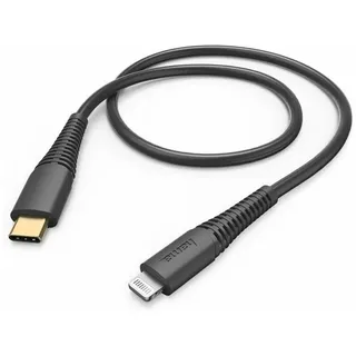 Hama Lade-/Datenkabel, USB-C/Lightning 1.5m Schwarz