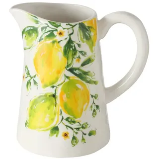 Boltze Home Krug Keramik Lemony 1250 ml , Geschirr, Kannen & Karaffen, Wasserkaraffen & Krüge