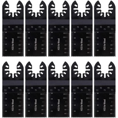 Multitool Sägeblätter Oszillierende Multitool-Klingen Kit Universelle Multifunktionswerkzeug Kompatibel mit Bosch Milwaukee Fein Multimaster 10 Stück