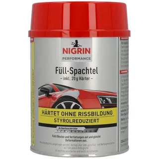 Nigrin Performance 72111 Füll-Spachtel 1 kg, hellgrau,