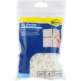 Vitrex - 10 2041 Bodenfliese Spacer 4,00 mm Packung mit 250 - VIT102041