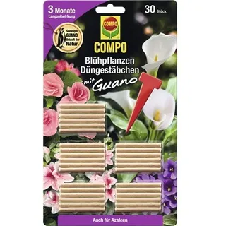 Compo Blumendünger Düngestäbchen mit Guano 30 Stäbchen