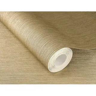 Rasch Textil Vliestapete Curiosity 10 m x 0,53 m 0 g Gold 537703