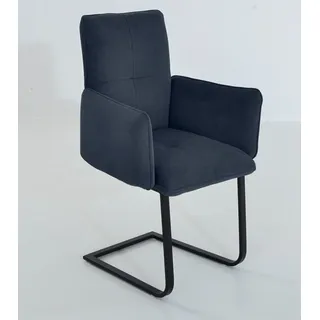 K+W Komfort & Wohnen Freischwinger 6502 blau