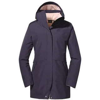 Schöffel Damen Warschau 3in1 Parka (Größe S, lila)