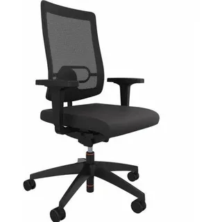 Sedus Black Dot Bd-122 Netzrücken, hohe Rückenlehne, ergonomischer Bürostuhl, Basic - Schwarz